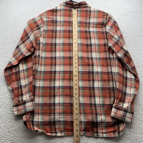 Mountain Khakis Meridian Shirt Mens Medium Classic Fit Plaid Flannel Organic - Picture 4 of 9